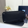 Borse tote Prada Jardinière extra large in tela di cotone Nero Borse tote Prada Jardinière extra large in tela di cotone Nero