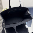 Borse tote Prada Jardinière extra large in tela di cotone Nero Borse tote Prada Jardinière extra large in tela di cotone Nero