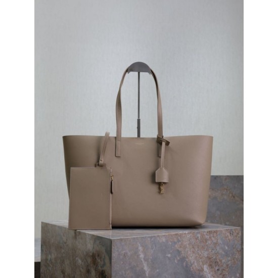 Borse Tote shopping YSL Saint Laurent East/West albicocca