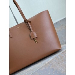 Borse Tote shopping YSL Saint Laurent East/West Caramello