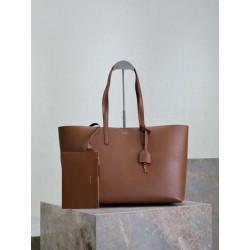 Borse Tote shopping YSL Saint Laurent East/West Caramello