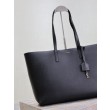 Borse Tote shopping YSL Saint Laurent East/West Nero
