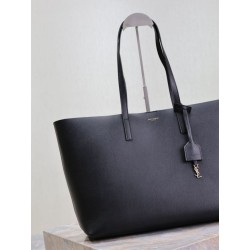 Borse Tote shopping YSL Saint Laurent East/West Nero