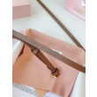 Cintura con fibbia color oro Miu Miu 15mm marrone