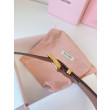 Cintura con fibbia color oro Miu Miu 35mm marrone