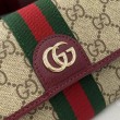 Dettagli perfetti Portafoglio continentale Gucci Ophidia 838485 Borgogna