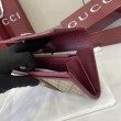 Dettagli perfetti Portafoglio continentale Gucci Ophidia 838485 Borgogna