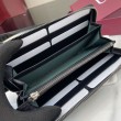 Dettagli perfetti Portafoglio Gucci Ophidia con cerniera 838694 Nero