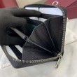 Dettagli perfetti Portafoglio Gucci Ophidia con cerniera 838694 Nero