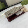 Pari all'originale replica di alta qualit&agrave; Portafoglio bi-fold Gucci Ophidia 768243 Marrone