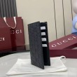 imitazione Portafoglio lungo Gucci GG Emblem 835014 nero