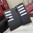 imitazione Portafoglio lungo Gucci GG Emblem 835014 nero