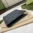 Qualità superiore replica Portafoglio bi-fold Gucci Ophidia 768243 Nero