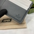 Qualità superiore replica Portafoglio bi-fold Gucci Ophidia 768243 Nero