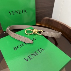 Replica di lusso Pari all'originale replica Cintura BV Andiamo Intrecciato Nappa albicocca Imitazioni Cloni Pari all'originale replica Cintura BV Andiamo Intrecciato Nappa albicocca firmate