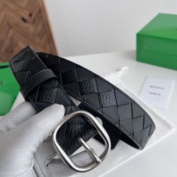 Cloni Cintura Intreccio Intreccio Check Da Uomo Bottega Veneta Nero firmate