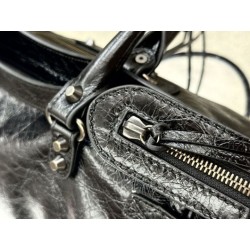 Borsa a tracolla Balenciaga Le City East-West Nero