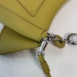 Imitazioni borse griffate a tracolla media Loewe Ola Giallo