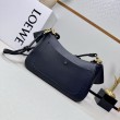 Borse Firmate Replica a tracolla media Loewe Ola nera