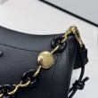 Borse Firmate Replica a tracolla media Loewe Ola nera