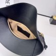 Borse Firmate Replica a tracolla media Loewe Ola nera