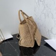 Borsa tote Chanel Deauville Beach Shopping AS3257 rafia Marrone