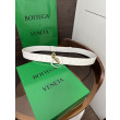 Pari all'originale replica Cintura BV Andiamo Intrecciato Nappa 2cm verde/bianco/caffè Pari all'originale replica Cintura BV Andiamo Intrecciato Nappa 2cm verde/bianco/caffè
