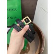 Alta gamma replica Cintura BV Contour Intrecciato piccolo seta intrecciata Nero