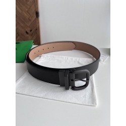 Qualità superiore replica Cintura reversibile in pelle da uomo BV Nero