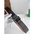 Qualità superiore replica Cintura reversibile in pelle da uomo BV Nero