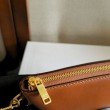 Piccola pochette Celine con tracolla pelle di vitello liscia Marrone