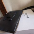 Piccola pochette Celine con tracolla pelle di vitello liscia Nero