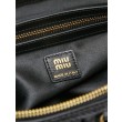 Pochette Miu Miu Caprice trapuntata nappa 5BF130 Nero