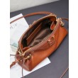 Pochette Miu Miu Honey Caprice con stampa a conchiglia 5BF131 Marrone
