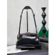 Pochette Miu Miu Honey Caprice con stampa a conchiglia 5BF131 Nero