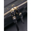 Pochette Miu Miu Honey Caprice con stampa a conchiglia 5BF131 Nero