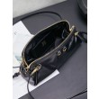 Pochette Miu Miu Honey Caprice con stampa a conchiglia 5BF131 Nero