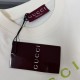 Cloni Maglietta girocollo Gucci unisex nera/albicocca 01 firmate