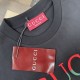 Cloni Maglietta girocollo Gucci unisex nera/albicocca 02 firmate