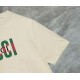 Cloni Maglietta girocollo Gucci unisex nera/albicocca 04 firmate