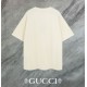 Cloni Maglietta girocollo Gucci unisex nera/albicocca 04 firmate