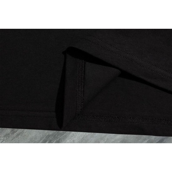 Cloni Maglietta girocollo Gucci unisex nera/albicocca 05 firmate