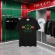 Cloni Maglietta girocollo Gucci unisex nera/albicocca 05 firmate