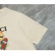 Cloni Maglietta girocollo Gucci unisex nera/albicocca 06 firmate