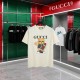 Cloni Maglietta girocollo Gucci unisex nera/albicocca 06 firmate