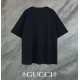 Cloni Maglietta girocollo Gucci unisex nera/albicocca 08 firmate