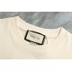 Cloni Maglietta girocollo Gucci unisex nera/albicocca 09 firmate