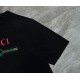 Cloni Maglietta girocollo Gucci unisex nera/albicocca 10 firmate