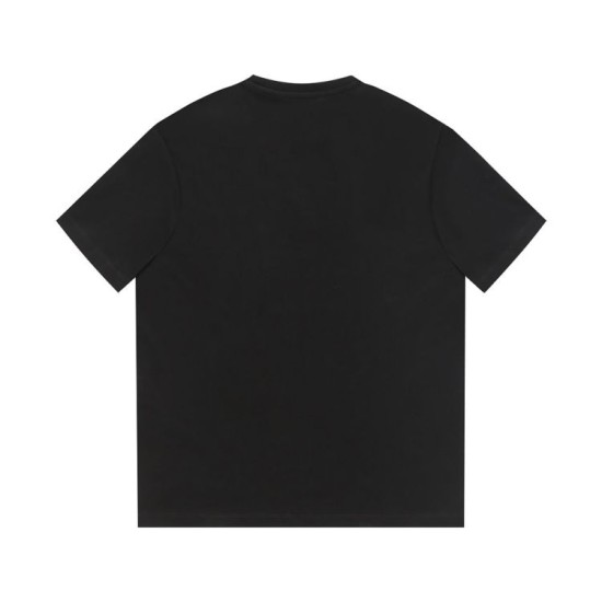 Cloni Maglietta girocollo Gucci unisex nera/albicocca 11 firmate