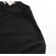 Cloni Maglietta girocollo Gucci unisex nera/albicocca 11 firmate